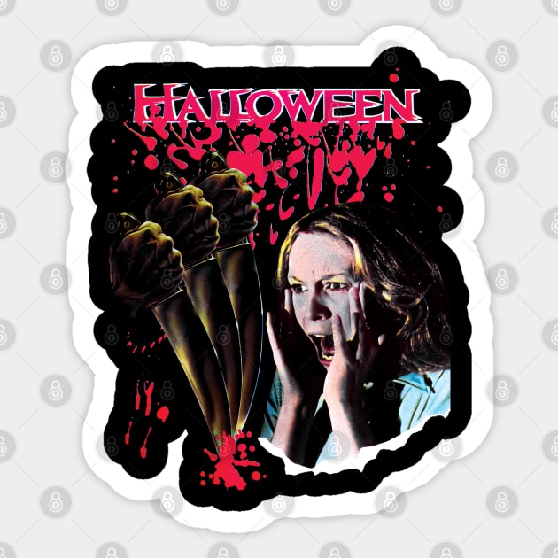 Halloween Movie Scream Sticker by tngrdeadly